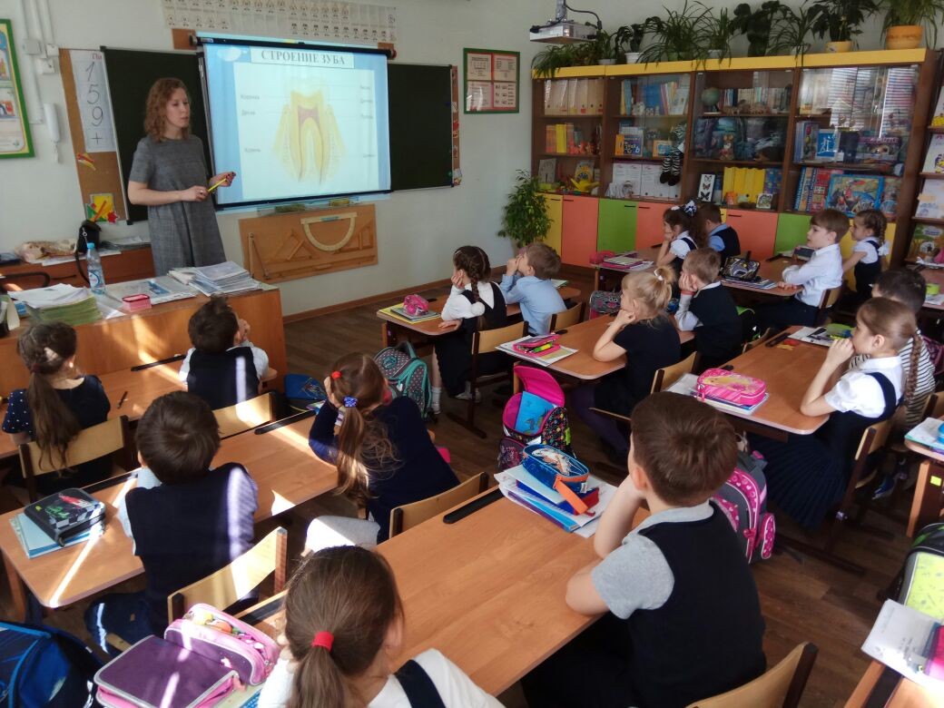 Урок гигиены в школе  № 1528